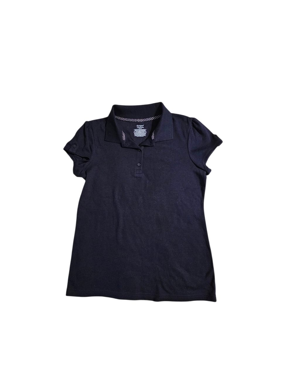 Cat & Jack Dark Navy Blue Short Sleeve Polo Top